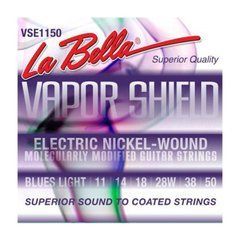 Струни для електрогітари La Bella Vapor Shield Nickel Round Wound VSE1150 122237 фото