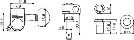 PAXPHIL WJ703M 3+3 BK