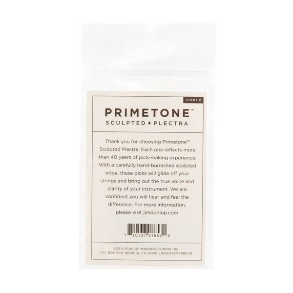 Медиатор Dunlop 510P1.0 Primetone Standard Grip 1.0 mm (3 шт.) 122902 фото