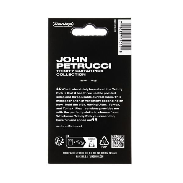 Набор медиаторов Dunlop PVP124 John Petrucci Trinity Collection Variety Pack (6 шт.) 128743 фото