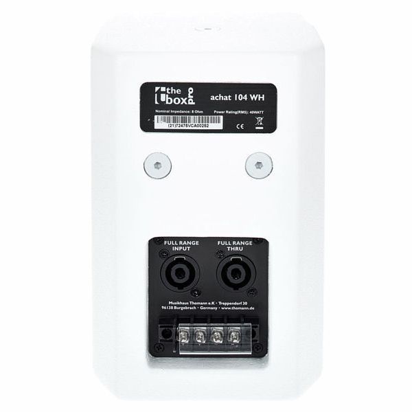 Настенная акустическая система the box pro Achat 104 WH 277954 фото