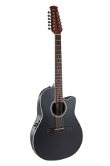 Електроакустична 12-cтрунна гітара Applause Heritage Traditional AB2412II Mid Cutaway Black Satin G-AP521175 фото