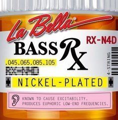 Струни для бас-гітари La Bella Nickel Round Wound RX-N4D, 45-105 121453 фото