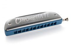 Губна гармошка Hohner Chrometta 12 Color Edition M255012 Water C-major 129008 фото