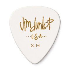 DUNLOP CELLULOID WHITE PICK EXTRA HEAVY 30147 фото