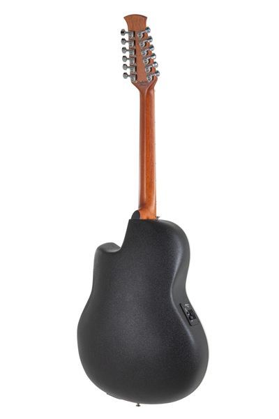 Электроакустическая 12-струнная гитара Applause Heritage Traditional AB2412II Mid Cutaway Black Satin G-AP521175 фото