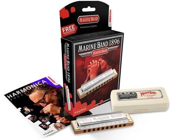Губная гармошка Hohner Marine Band 1896 M1896496X Ab-natural minor Box 128280 фото