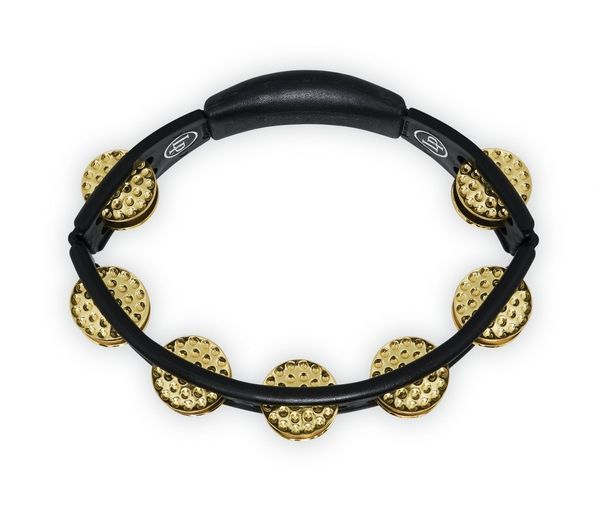 Тамбурин Latin Percussion Cyclop Hand Held LP174 Dimpled Brass, black G-LP861508 фото