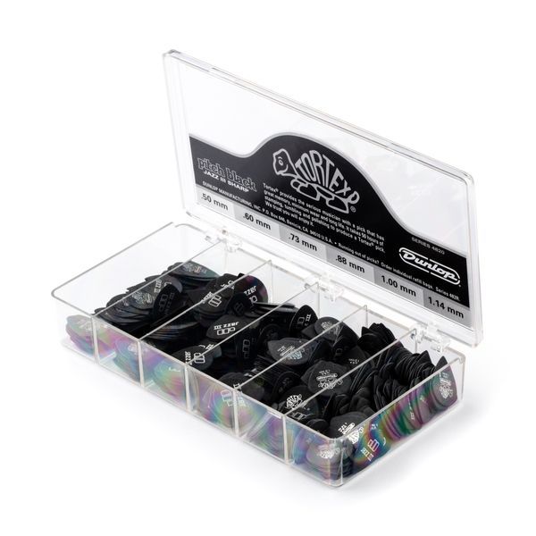 Набор медиаторов Dunlop 4820 Tortex Pitch Black Jazz III (432 шт.) 111538 фото