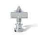 PAXPHIL PS110 Guitar Bridge or Saddle (Chrome)