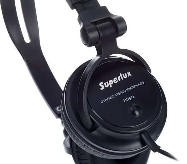 Superlux HD572 &mdash; складні закриті DJ-навушники для моніторингу 28481 фото