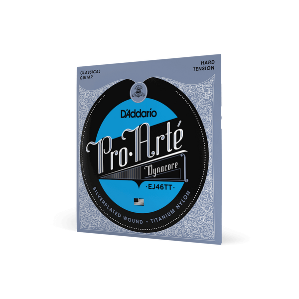 Струны для классической гитары D'ADDARIO EJ46TT PRO ARTE DYNACORE TITANIUM TREBLES, HARD TENSION 31086 фото