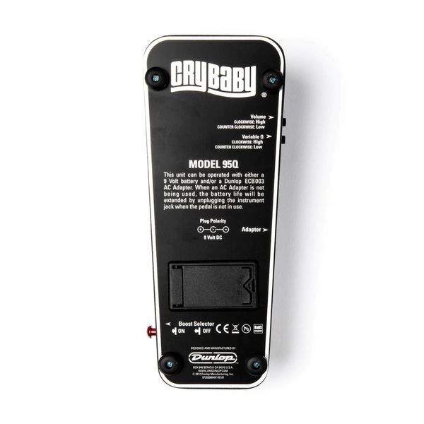DUNLOP CRY BABY 95Q WAH 20310 фото