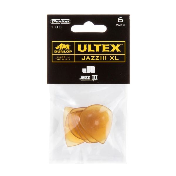 Медіатор DUNLOP ULTEX JAZZ III XL 1.38 мм 32119 фото