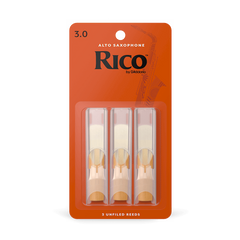Тростини для альт-саксофона D'Addario Rico №3,0 (3 шт) 23627 фото