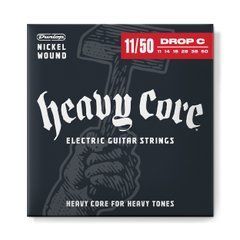 Струни для електрогітари Dunlop DHCN1150 Nickel Wound Heavy Core Drop C 116767 фото
