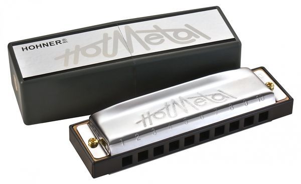 Губная гармошка Hohner Enthusiast Hot Metal M57201X C-major 124013 фото