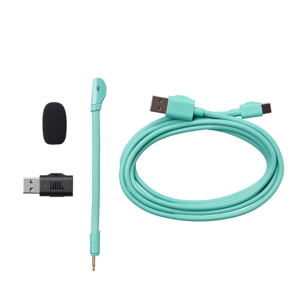 JBL Quantum 360 Wireless &mdash; wireless gaming headset, cyan JBLQTUM360CYN photo