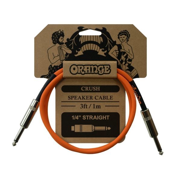 Кабель акустичний Orange Crush CA040 (Jack 6,3 мм/Jack 6,3 мм, 1 м) 128757 фото