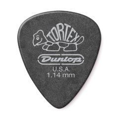 DUNLOP TORTEX PITCH BLACK STANDARD PICK 1.14MM 26705 фото