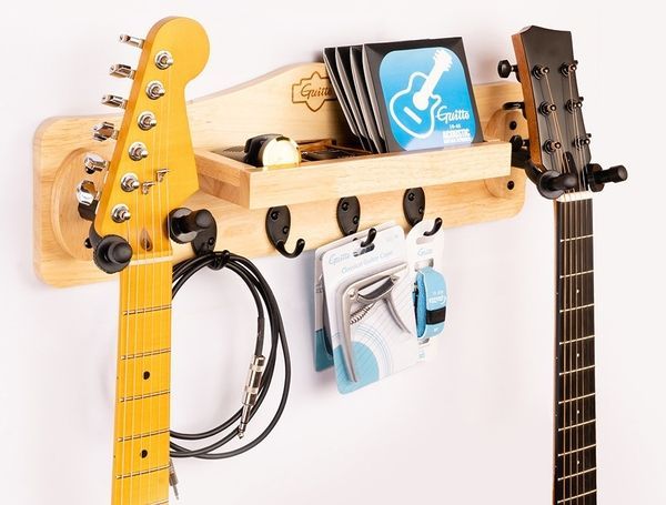 Гак для 2-х гітар мультифункціональний Guitto GGS-10 128528 фото