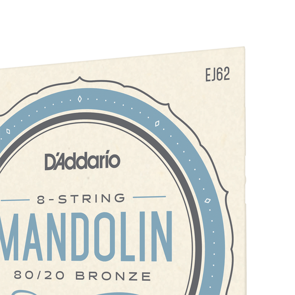 Струны для мандолины D'ADDARIO EJ62 MANDOLIN 80/20 BRONZE LIGHT (10-34) 32837 фото
