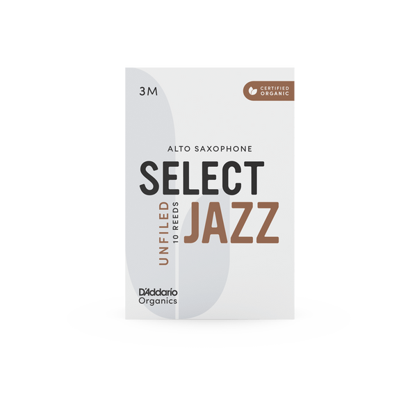 Reeds for Alto Saxophone D'Addario Organic Select Jazz Unfiled 3M (10 pcs) 40882 photo