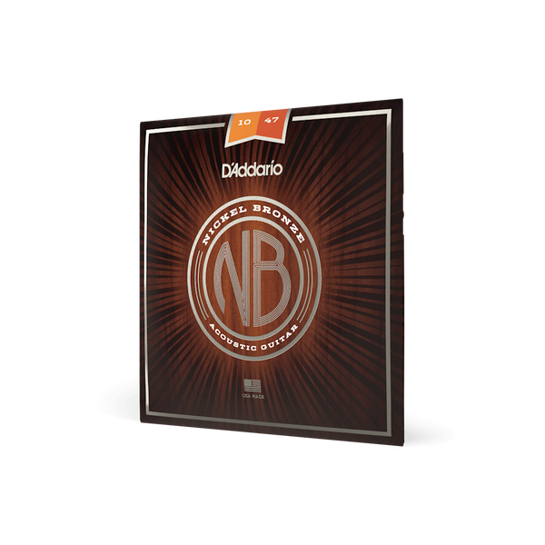 Струни для акустичної гітари D'ADDARIO NB1047 NICKEL BRONZE EXTRA LIGHT (10-47) 33485 фото