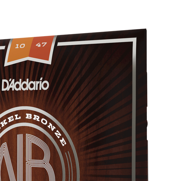 Струни для акустичної гітари D'ADDARIO NB1047 NICKEL BRONZE EXTRA LIGHT (10-47) 33485 фото