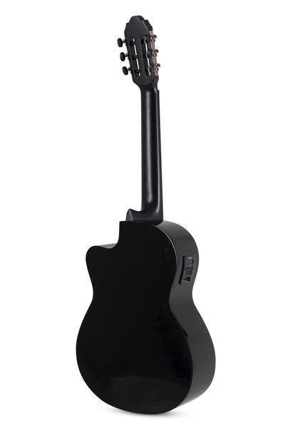 Классическая гитара со звукоснимателем GEWA Student E-Classic Cutaway 4/4 Black G-VG500162742 фото