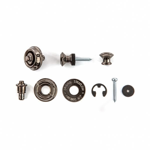 Стреплок Dunlop SLS1036BN Black Nickel Straplok Strap Retainers Dual Design 126415 фото