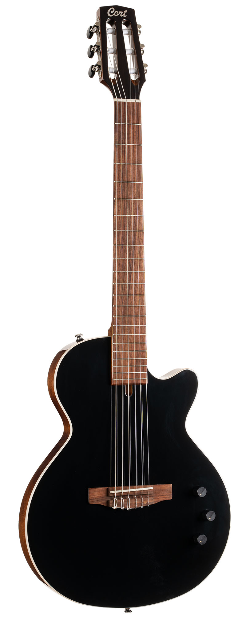 Электроклассическая гитара Cort Sunset Nylectric II Black — общий вид