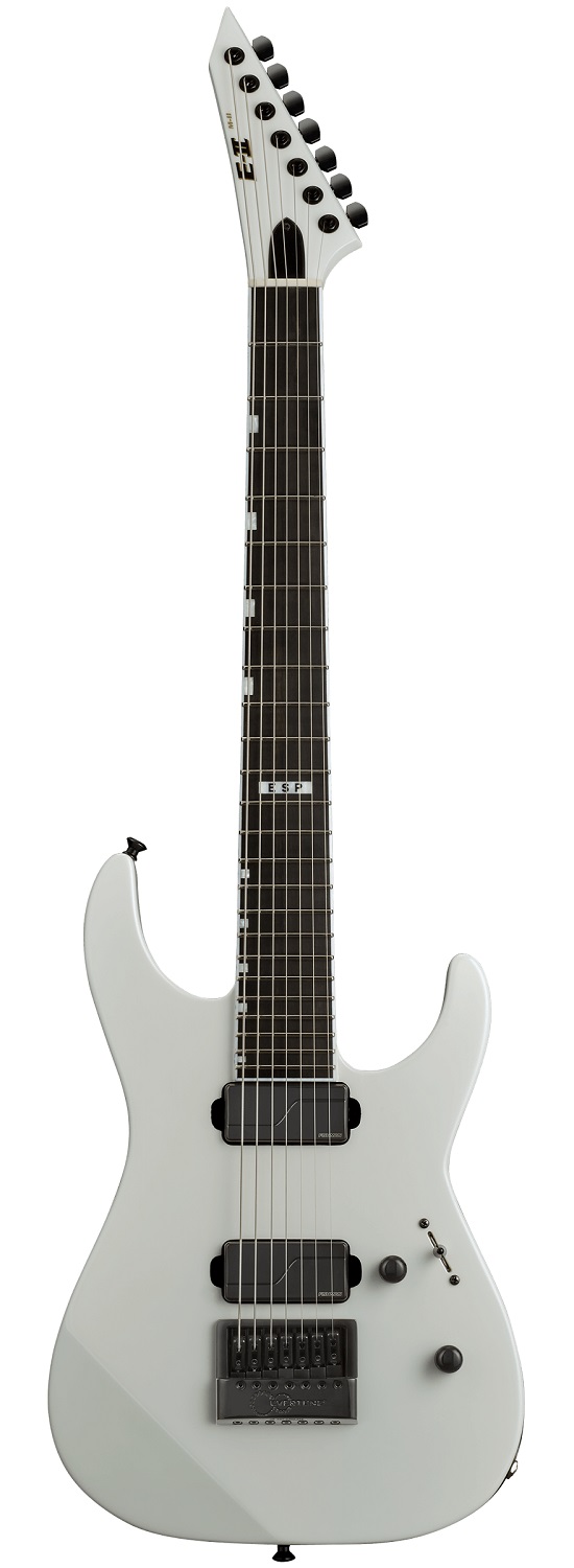 ESP E-II M-II 7B ET (Pearl White) — front view