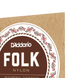 D'ADDARIO EJ33 FOLK NYLON 80/20 Bronze Ball End Clear Treble &mdash; Acoustic/Classical Guitar Strings 26146 photo 4