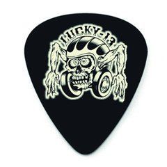 Медіатор Dunlop L16R1.0 Lucky 13 Helmet Skull 1.0 mm (36 шт.) 120756 фото