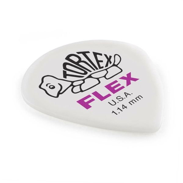 Медиатор Dunlop 468R1.14 Tortex Flex Jazz III 1.14 мм (72 шт.) 125909 фото