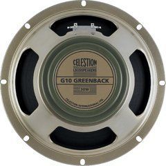 Гитарный динамик для электрогитары CELESTION G10 Greenback, 10&Prime;, 8 Ом 29370 фото