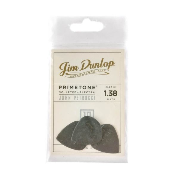 Медиатор Dunlop 518PJPBK John Petrucci Primetone Ultex Black 1.38 mm (3 шт.) 125370 фото