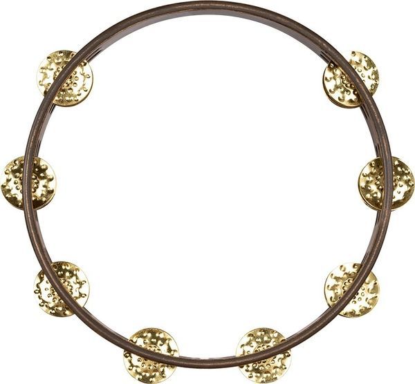Тамбурин Meinl Traditional Wood TA2V-WB Hammered brass, Walnut Brown 10" 128946 фото