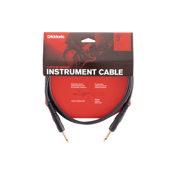 D'ADDARIO PW-G-05 Custom Series Instrument Cable (1.5m) 26203 фото
