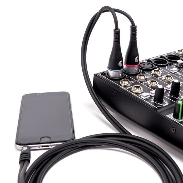 D'ADDARIO PW-MPXLR-06 Custom Series 1/8" to Dual XLR Audio Cable (1.8m) 35250 фото