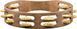 Тамбурин Meinl Traditional Wood TA2V-WB Hammered brass, Walnut Brown 10" 128946 фото 4