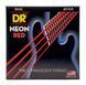 DR Strings NEON Red Bass - Medium (45-105) &mdash; Bass Guitar Strings 41185 photo 1