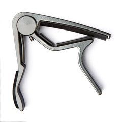 DUNLOP 83CS TRIGGER CAPO ACOUSTIC CURVED SMOKED CHROME 20046 фото