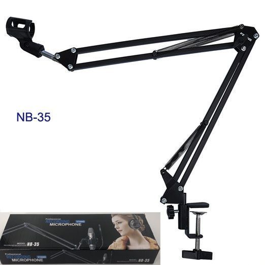 HL AUDIO NB-35 Microphone Suspension Boom Scissor Arm Stand 39925 фото
