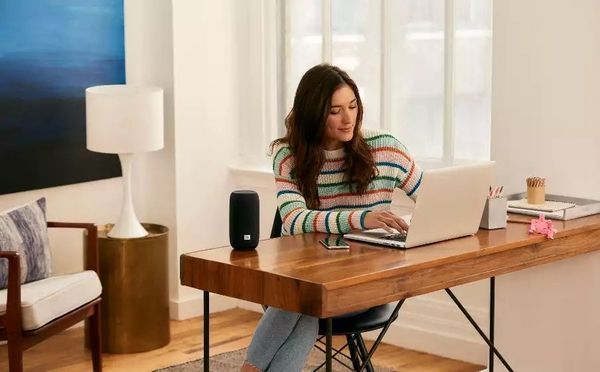 JBL Link Portable Black Smart Speaker