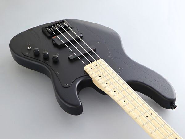 Електрогітара FGN JMJ2ASHDEM Mighty Jazz Dark Evolution Series (Open Pore Black) 39640 фото