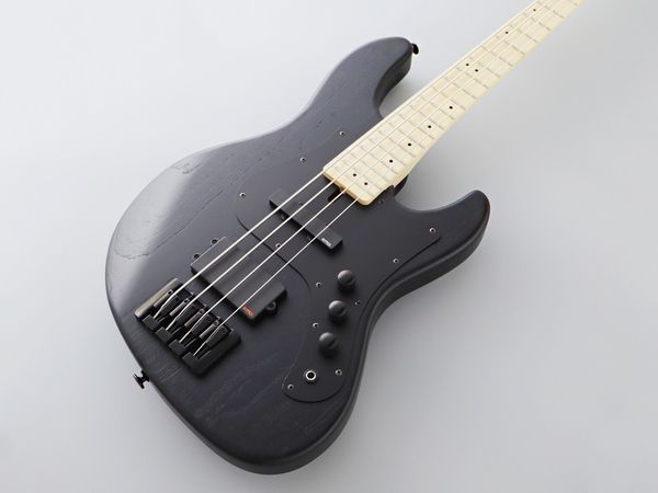 Електрогітара FGN JMJ2ASHDEM Mighty Jazz Dark Evolution Series (Open Pore Black) 39640 фото