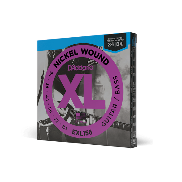 D'ADDARIO EXL156 XL NICKEL WOUND FENDER BASS VI (24-84) 35003 фото