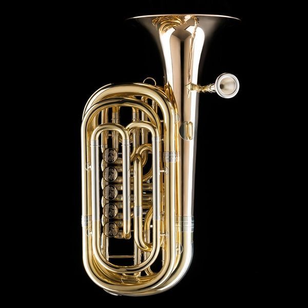F/Eb Travel Tuba, &lsquo;Bubbie 5&rsquo; Wessex TF135P, silver plated TF135P-S photo